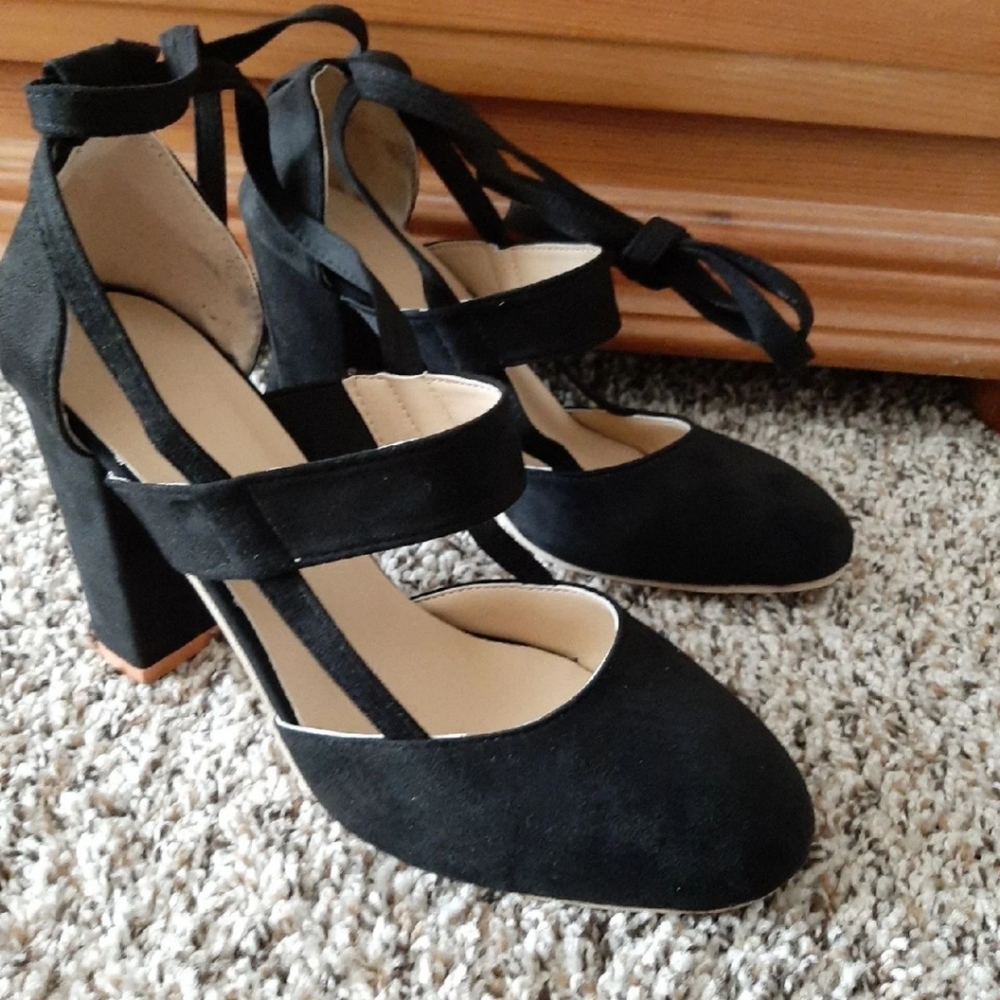 Black heels